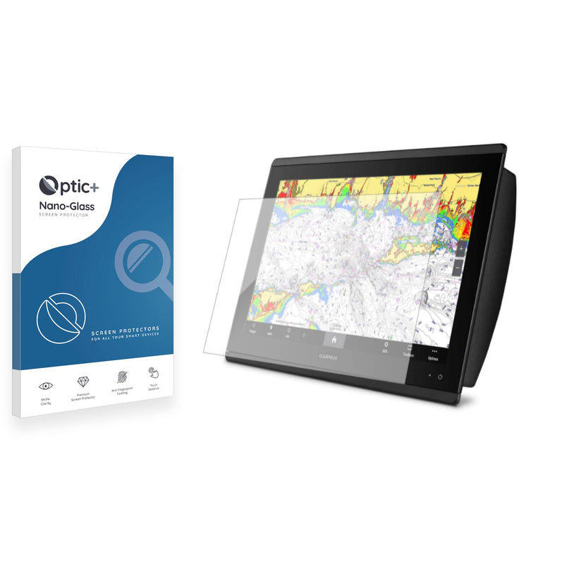 Optic+ Nano Glass Screen Protector for Garmin GPSMAP 8617