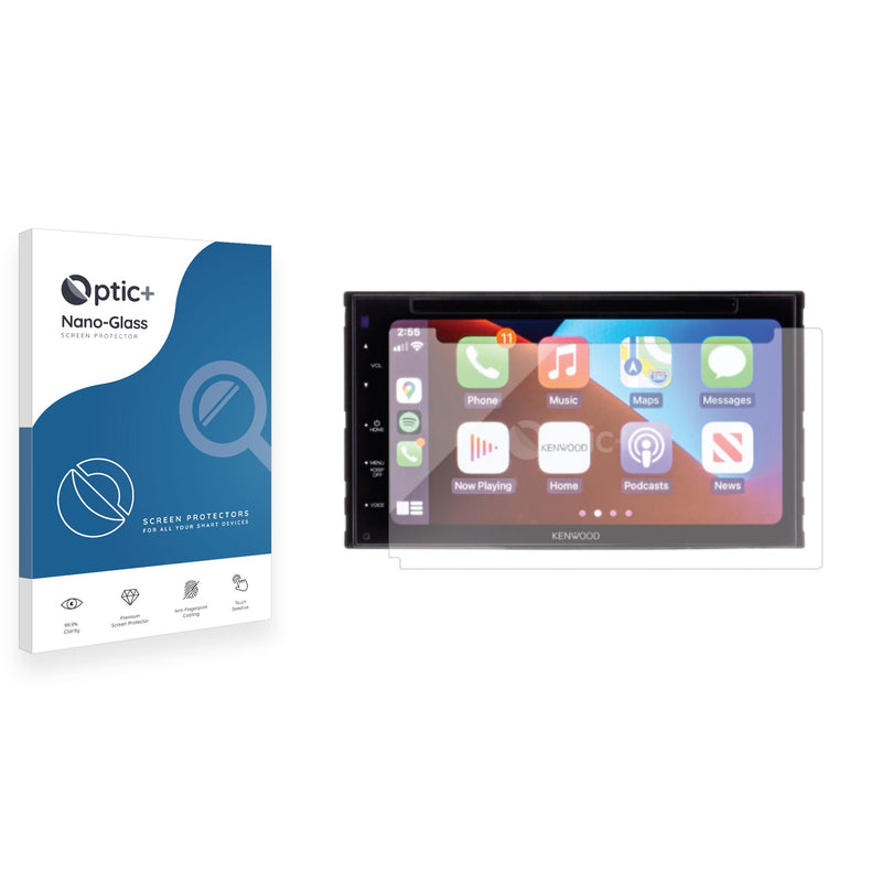 Optic+ Nano Glass Screen Protector for Kenwood DDX5707S