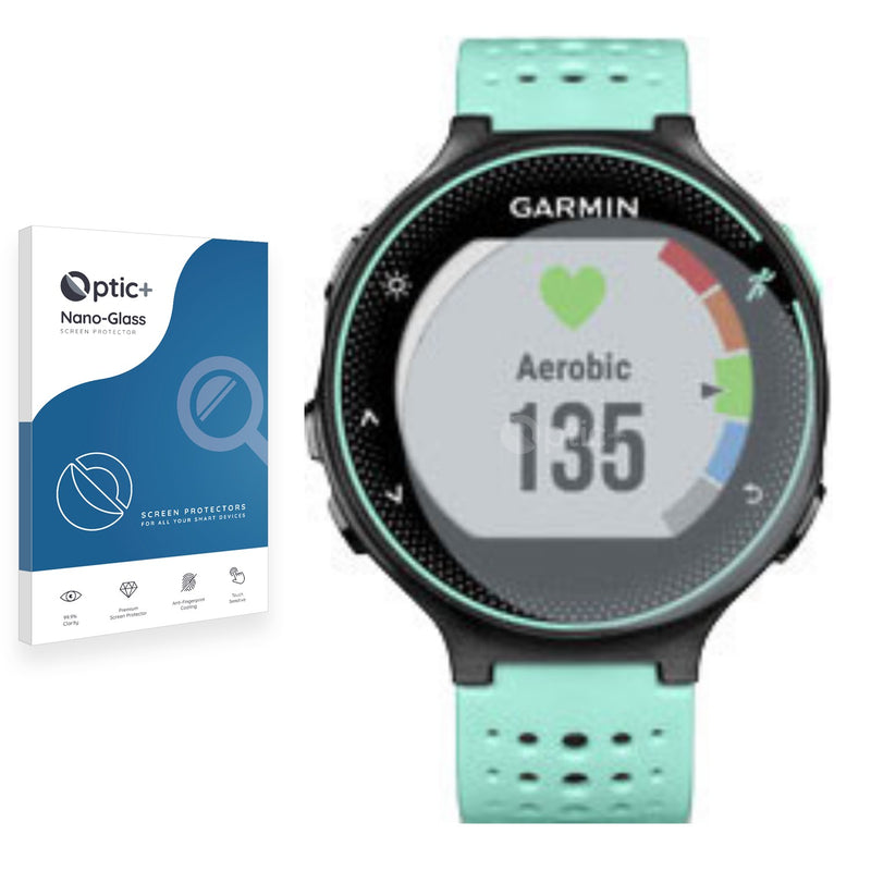 Optic+ Nano Glass Screen Protector for Garmin Forerunner 235