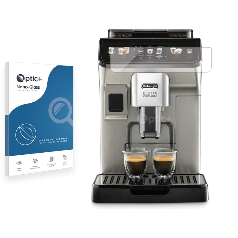 Optic+ Nano Glass Screen Protector for DeLonghi Eletta Explore