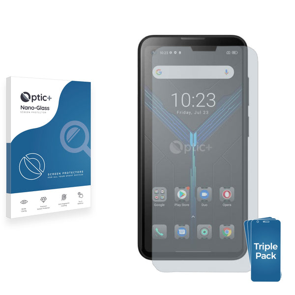 3pk Optic+ Nano Glass Screen Protectors for Blackview BL5000