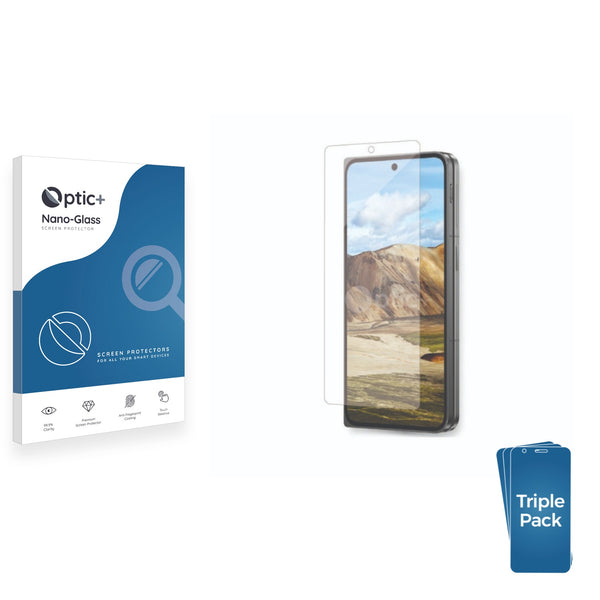 3pk Optic+ Nano Glass Screen Protectors for Oppo Find N3