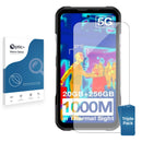 3pk Optic+ Nano Glass Screen Protectors for Doogee V20 Pro