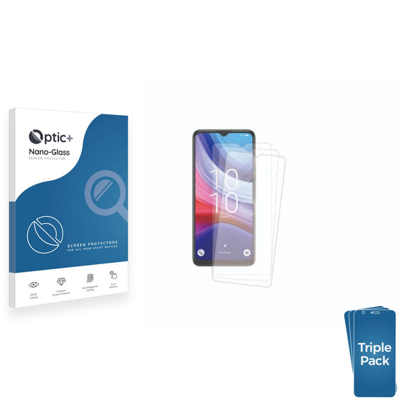 3-pack of Nano Glass screen protectors for Alcatel 3 (2025)