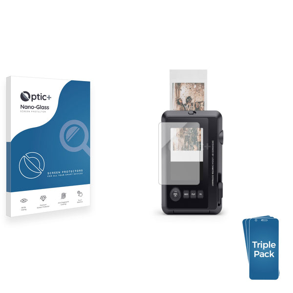 3pk Optic+ Nano Glass Screen Protectors for Leica SOFORT 2