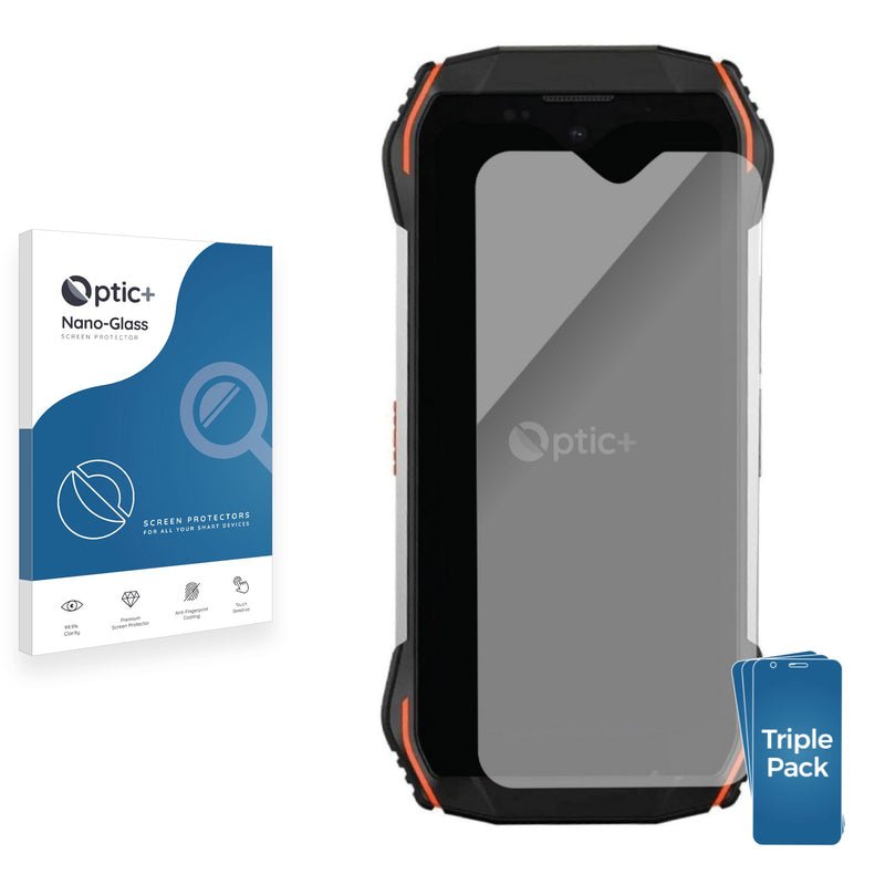 3pk Optic+ Nano Glass Screen Protectors for Blackview N6000