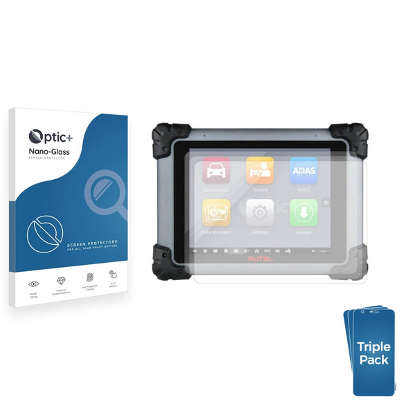 3-pack of Nano Glass screen protectors for Autel MaxiSYS MS908S Pro