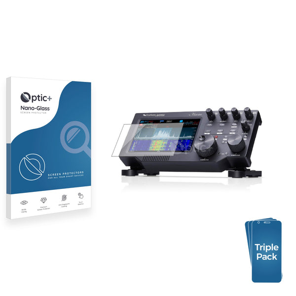 3pk Optic+ Nano Glass Screen Protectors for FlexRadio Maestro Control Console for the FLEX-6000