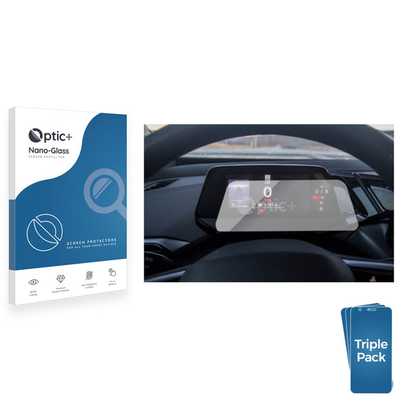 3pk Optic+ Nano Glass Screen Protectors for Volkswagen ID.4 Discover Pro 10