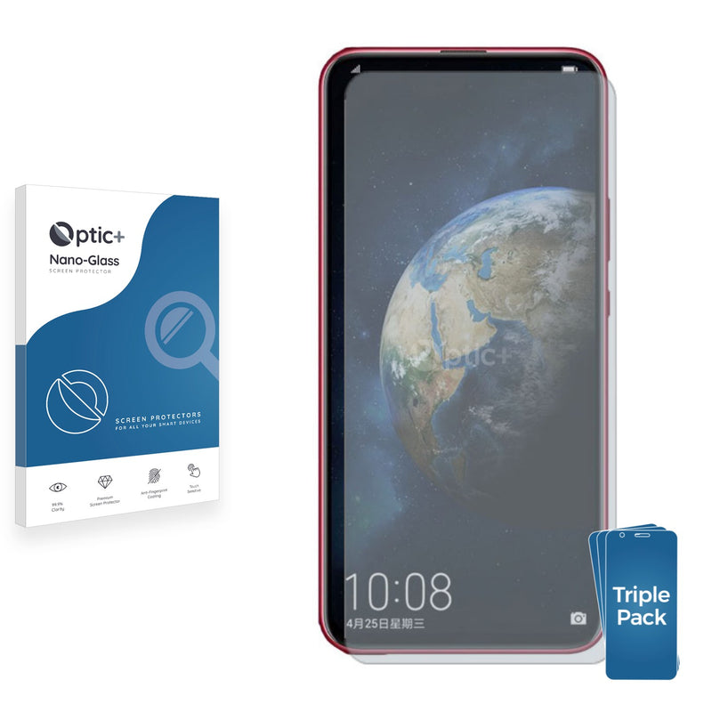 3pk Optic+ Nano Glass Screen Protectors for Honor Magic 2