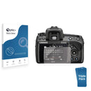 3pk Optic+ Nano Glass Screen Protectors for Sony Alpha 500 (DSLR-A500)
