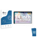 3-pack of Nano Glass screen protectors for RUSHAR A140 14
