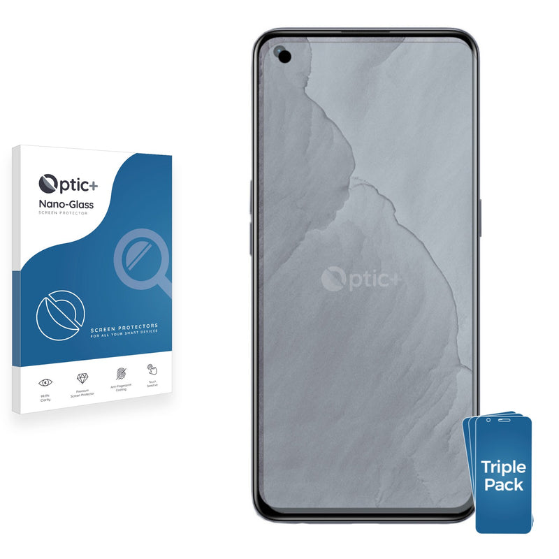 3pk Optic+ Nano Glass Screen Protectors for Realme GT Master Edition