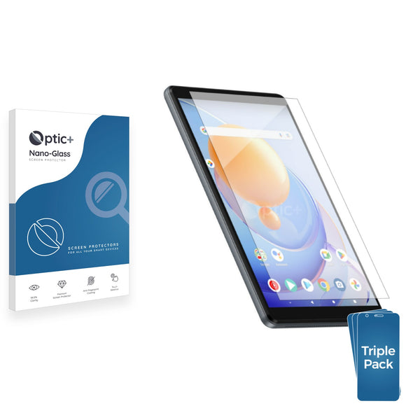 3pk Optic+ Nano Glass Screen Protectors for Alldocube iPlay 50 mini Lite