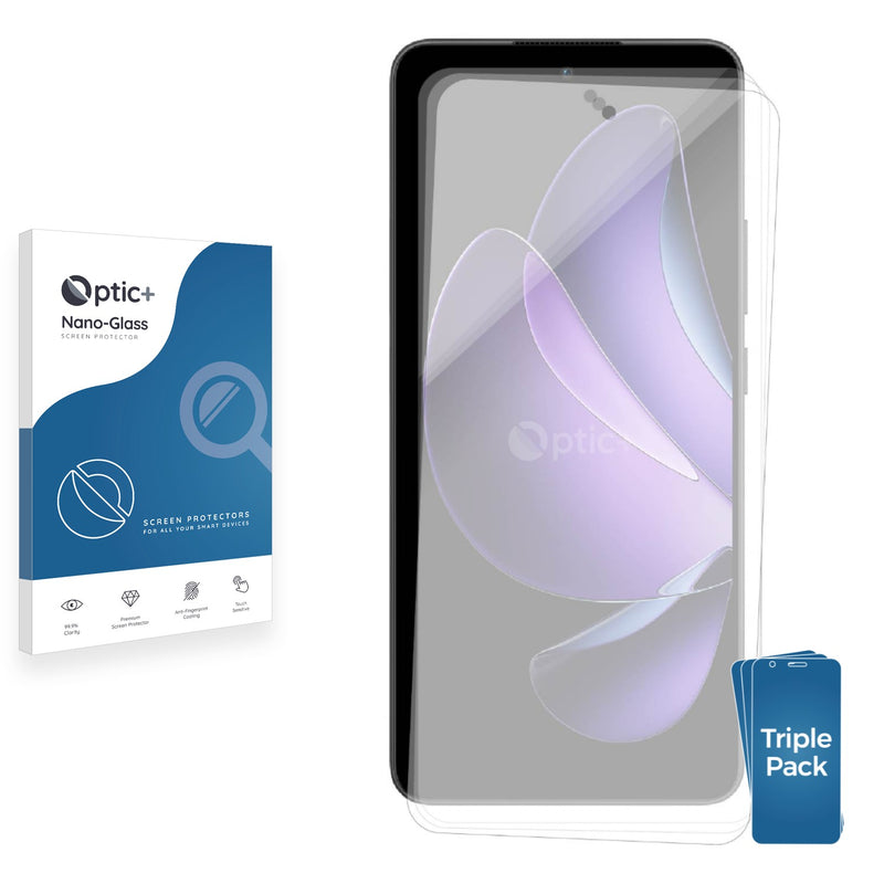 3-pack of Nano Glass screen protectors for Oppo Reno 13 F