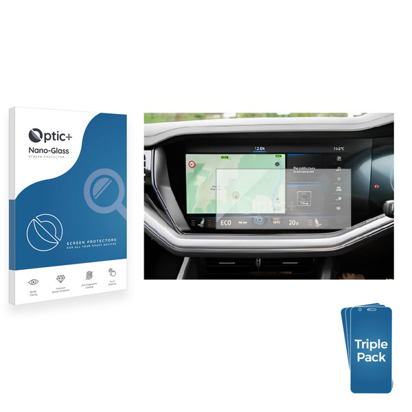 3pk Optic+ Nano Glass Screen Protectors for Volkswagen Touareg R-Line 2021 Discover Premium 15