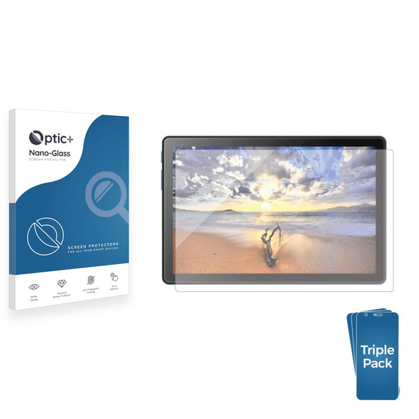 3pk Optic+ Nano Glass Screen Protectors for Everis 10 inch Tablet E0120