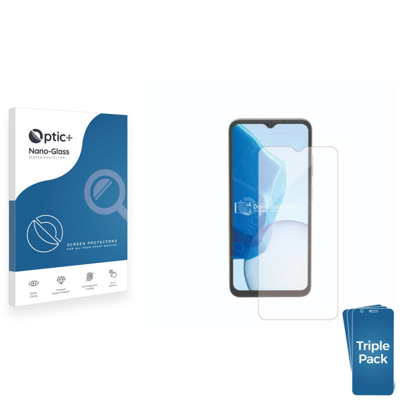 3pk Optic+ Nano Glass Screen Protectors for Doogee N55