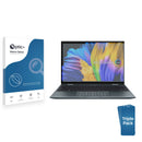 3pk Optic+ Nano Glass Screen Protectors for Asus ZenBook 14 Flip OLED