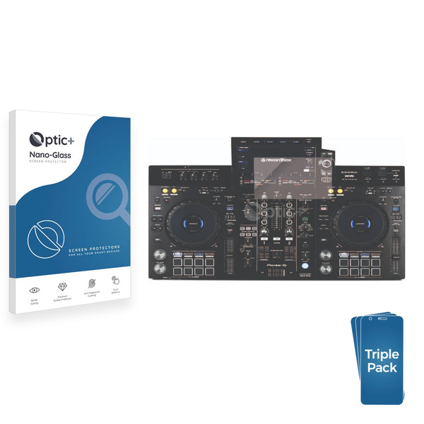 3-pack of Nano Glass screen protectors for Pioneer XDJ -700