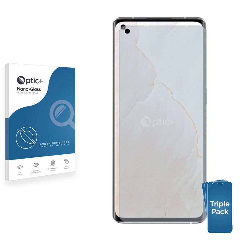 3pk Optic+ Nano Glass Screen Protectors for Realme GT Master Exploration Edition