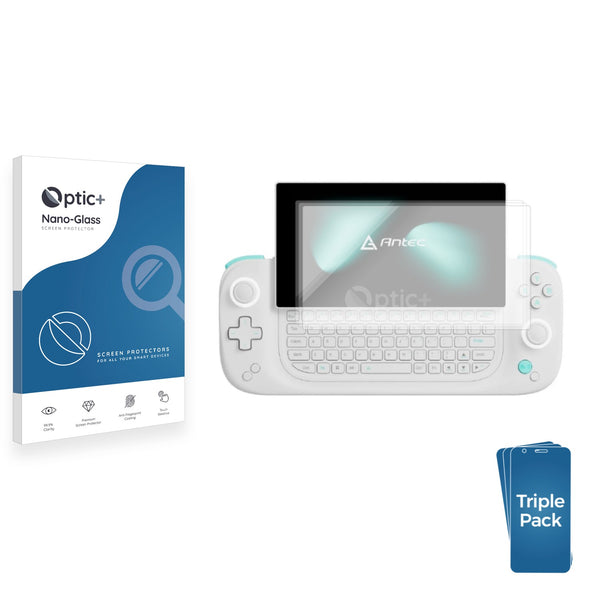 3-pack of Nano Glass screen protectors for Antec Core HS