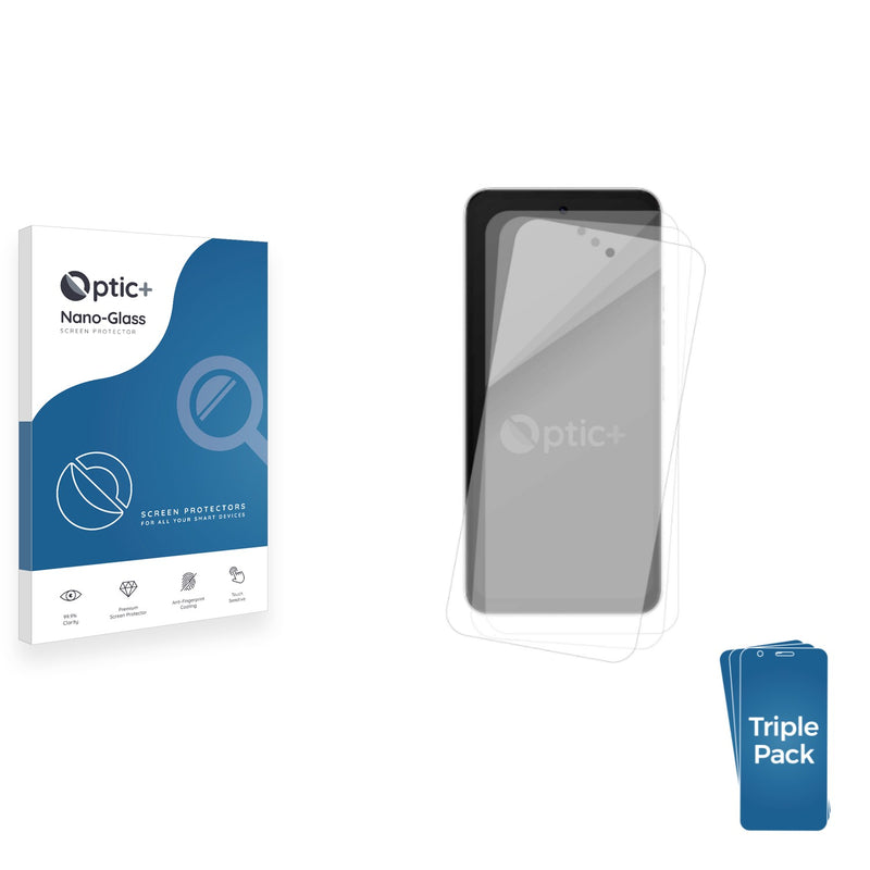 3-pack of Nano Glass screen protectors for Tecno Spark Go 2