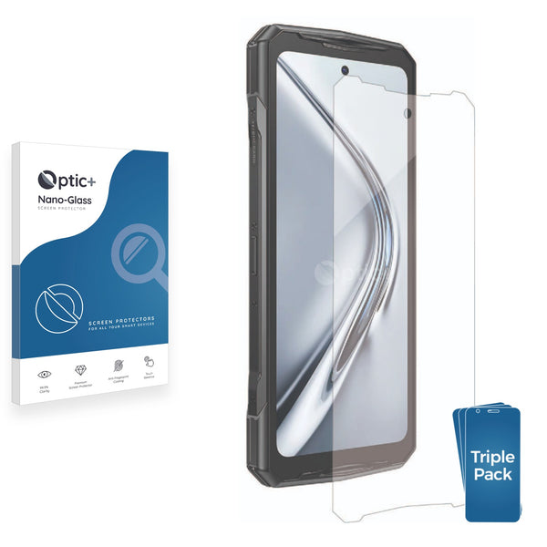 3-pack of Nano Glass screen protectors for Doogee V40 Pro