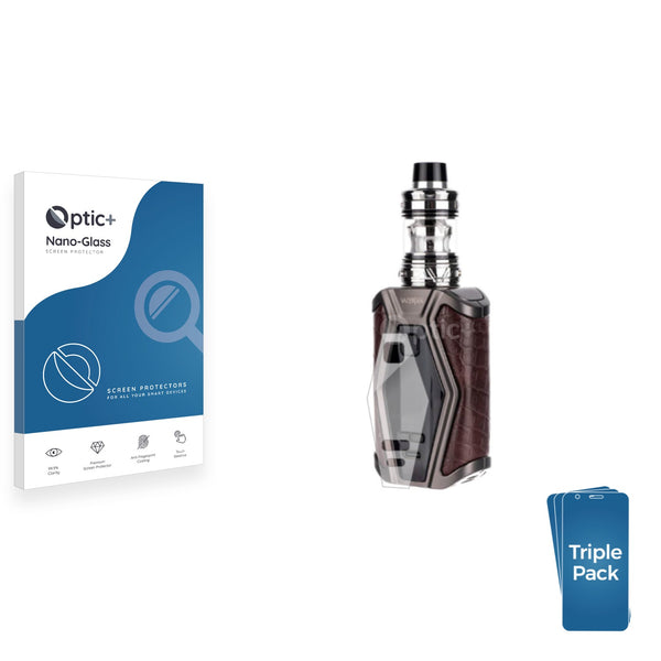 3pk Optic+ Nano Glass Screen Protectors for UWELL Valyrian 3