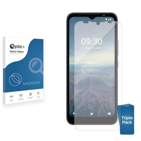 3pk Optic+ Nano Glass Screen Protectors for One NZ Smart T23