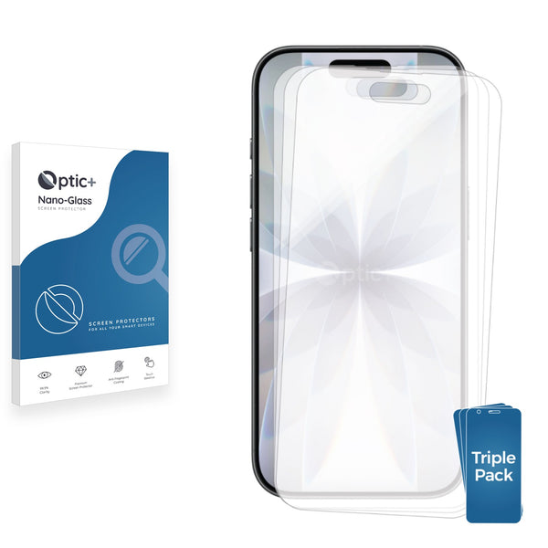 3-pack of Nano Glass screen protectors for Apple iPhone 17