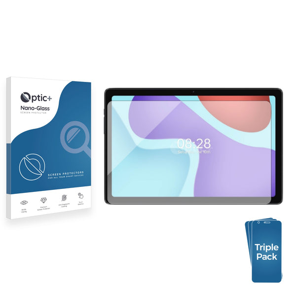3pk Optic+ Nano Glass Screen Protectors for Alldocube iPlay 50 mini