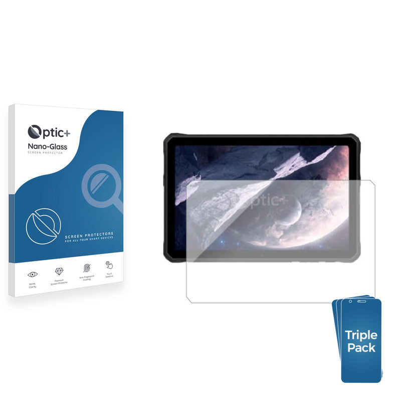 3-pack of Nano Glass screen protectors for Doogee R10