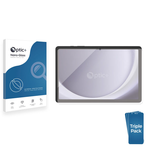 3pk Optic+ Nano Glass Screen Protectors for Samsung Galaxy Tab A9+