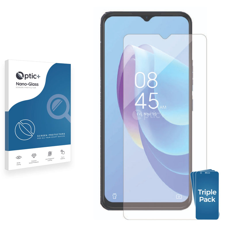 3pk Optic+ Nano Glass Screen Protectors for Tecno Spark 9