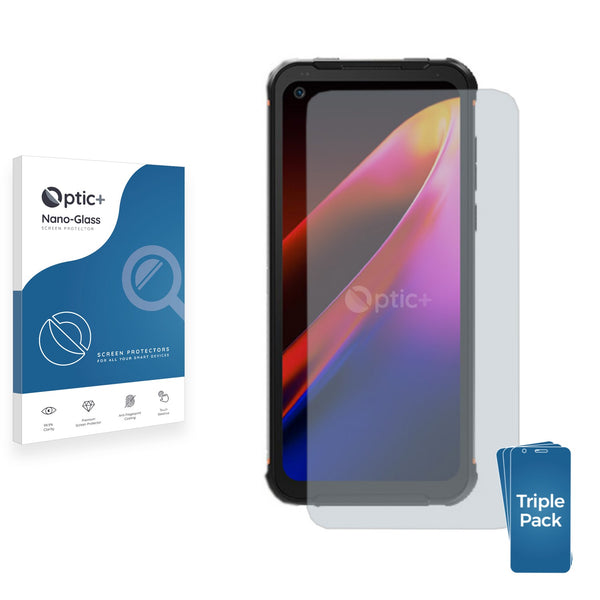 3pk Optic+ Nano Glass Screen Protectors for Zeeker P10