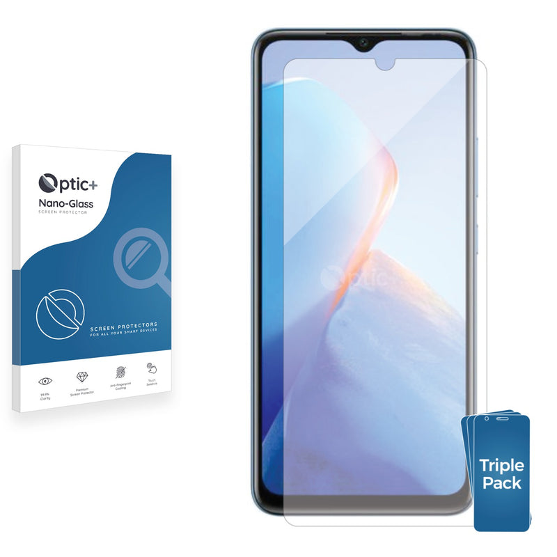 3pk Optic+ Nano Glass Screen Protectors for Infinix Smart 7 HD