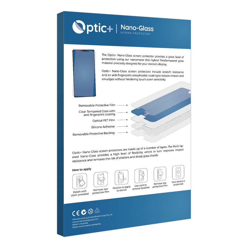 Optic+ Nano Glass Screen Protector for i.safe IS930.1