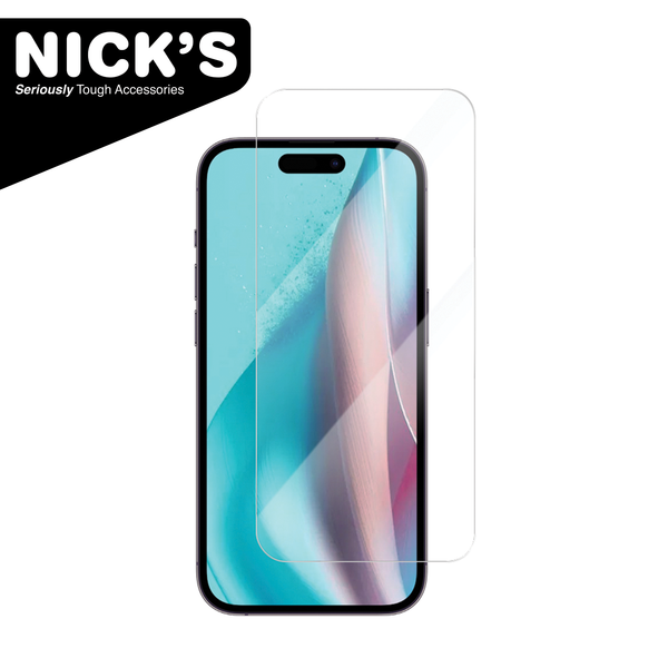 NICK'S Tempered Glass Screen Protector for Apple iPhone 15 Plus & 15 Pro Max