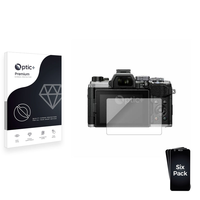 6pk Optic+ Premium Film Screen Protectors for Olympus OM System OM-5