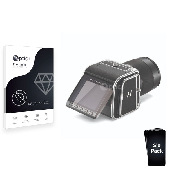 6pk Optic+ Premium Film Screen Protectors for Hasselblad X1D II 50C