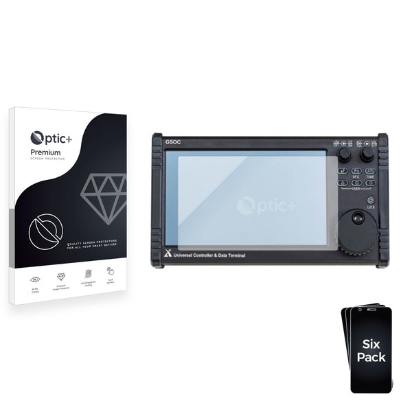 6pk Optic+ Premium Film Screen Protectors for Xiegu GSOC Universal Controller