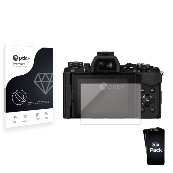 6pk Optic+ Premium Film Screen Protectors for Olympus OM-D E-M1 Mark III