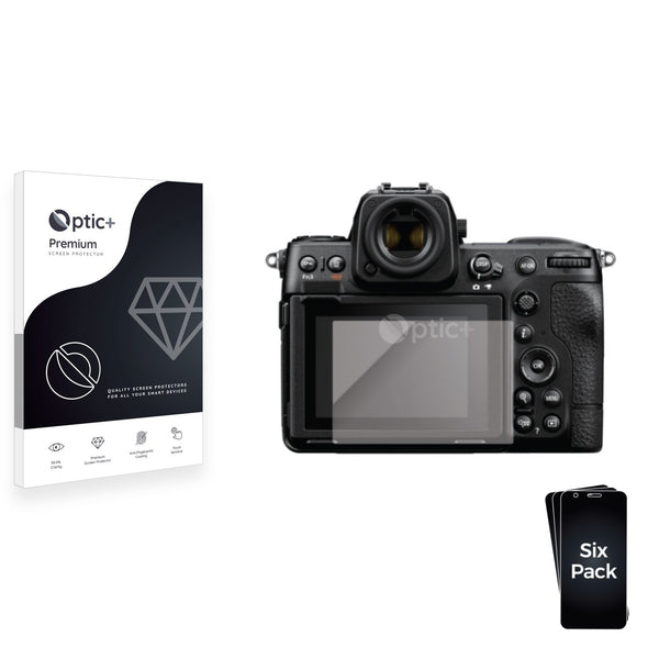 6pk Optic+ Premium Film Screen Protectors for Nikon Z8