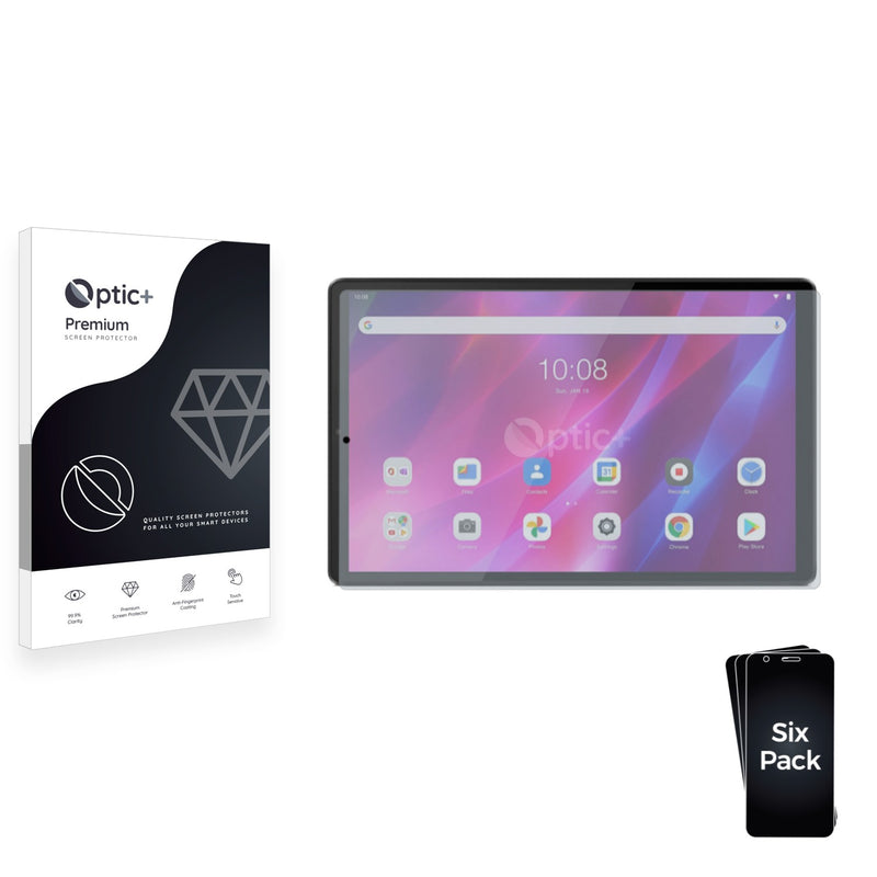 6pk Optic+ Premium Film Screen Protectors for Lenovo Tab K10