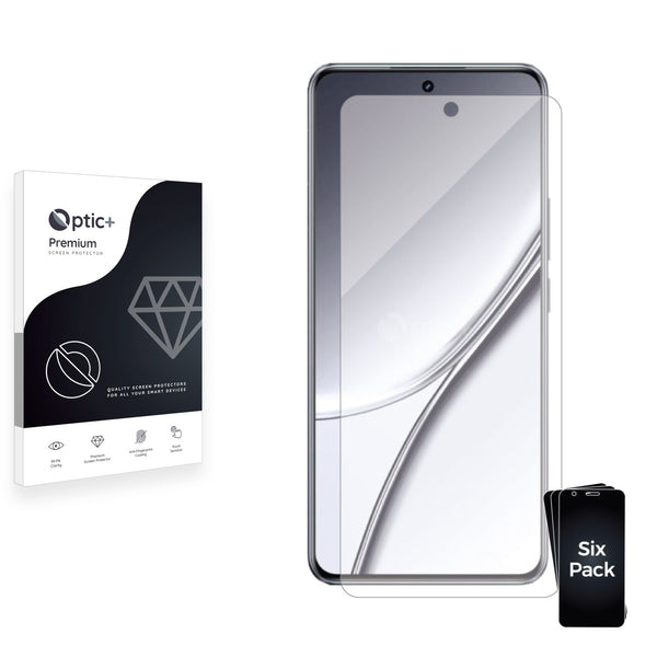 6pk Optic+ Premium Film Screen Protectors for realme GT5 Pro