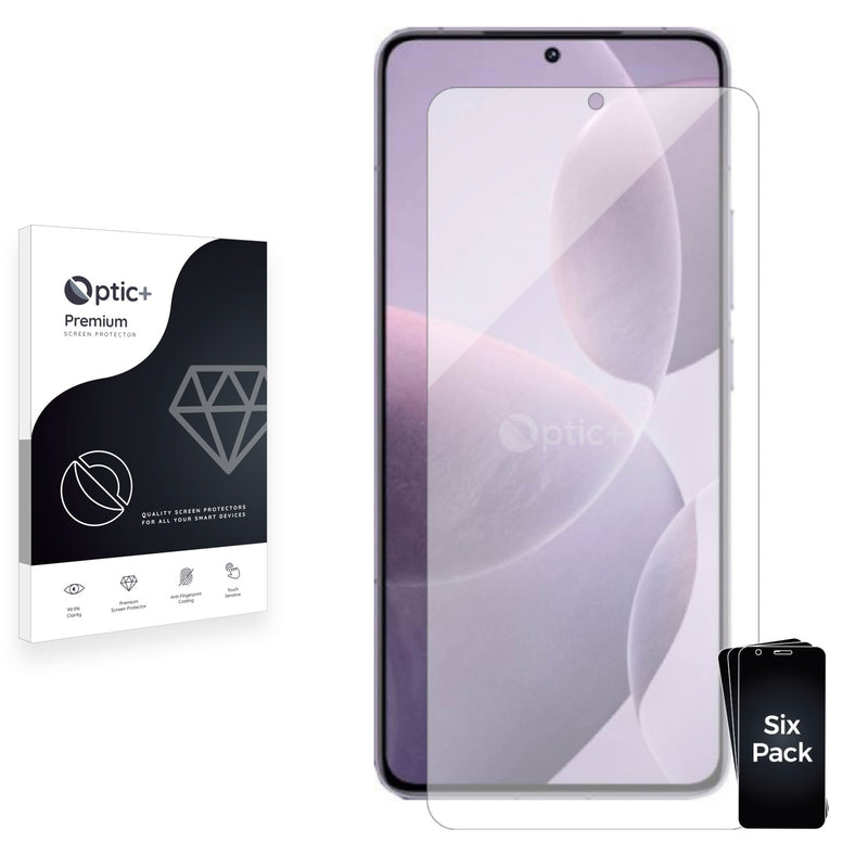 6pk Optic+ Premium Film Screen Protectors for Xiaomi Redmi K70E