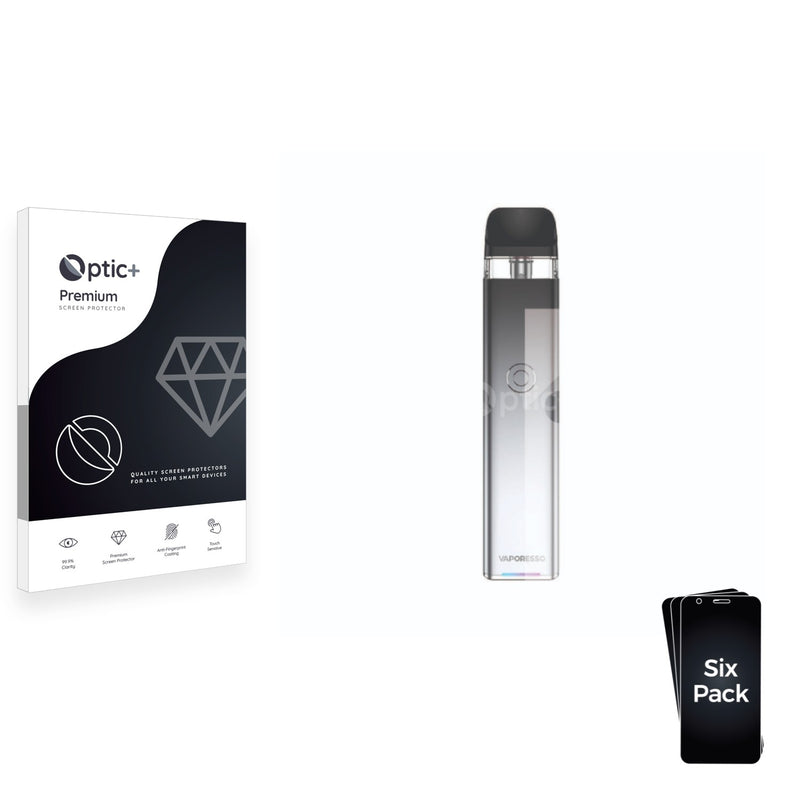 6pk Optic+ Premium Film Screen Protectors for Vaporesso XROS 3