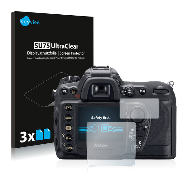 6x Savvies SU75 Screen Protector for Nikon D200