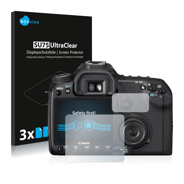 6x Savvies SU75 Screen Protector for Canon EOS 40D